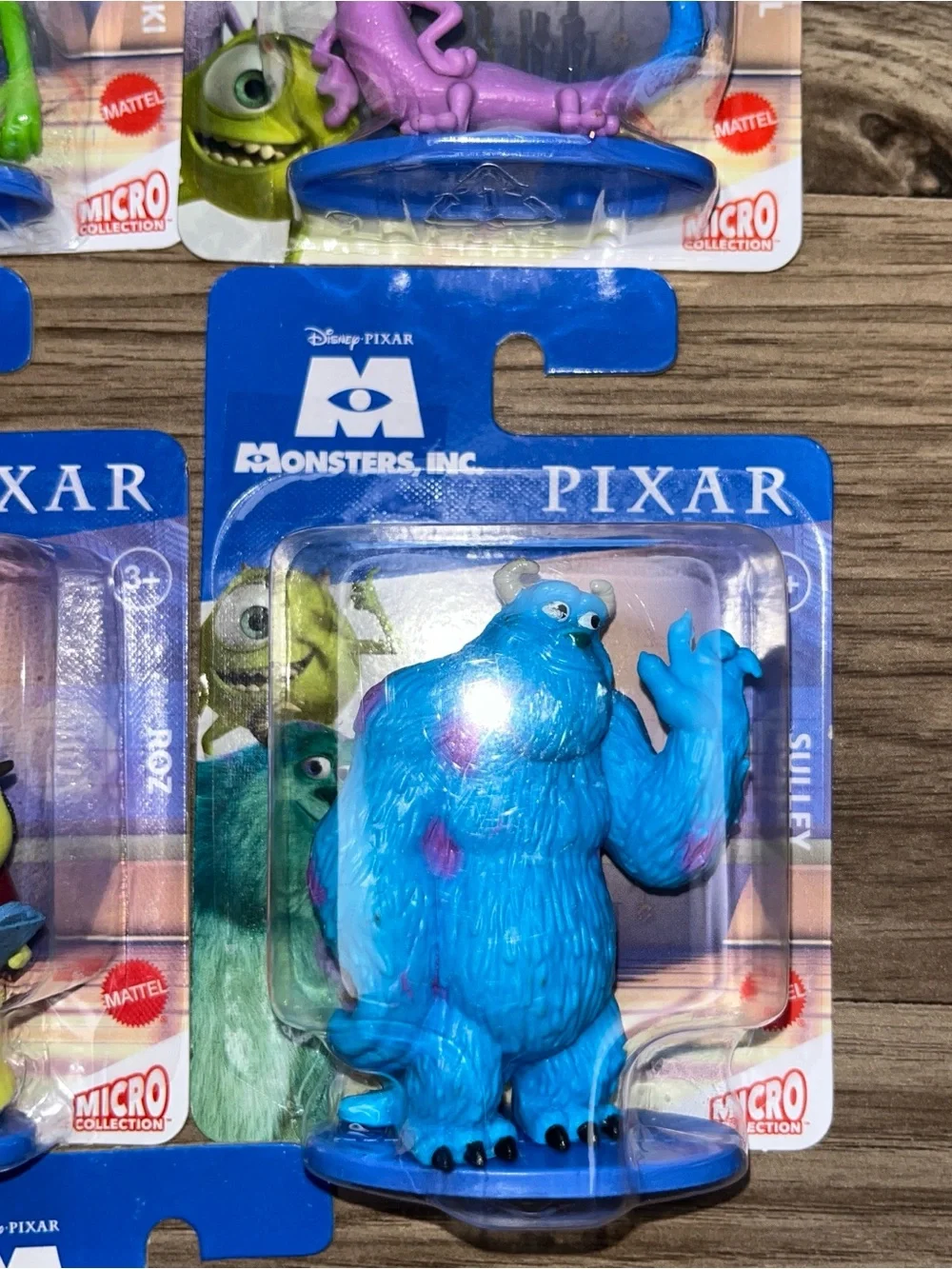 Disney Pixar Monsters Inc Mattel Micro Collection Figures Bundle Lot Of 5